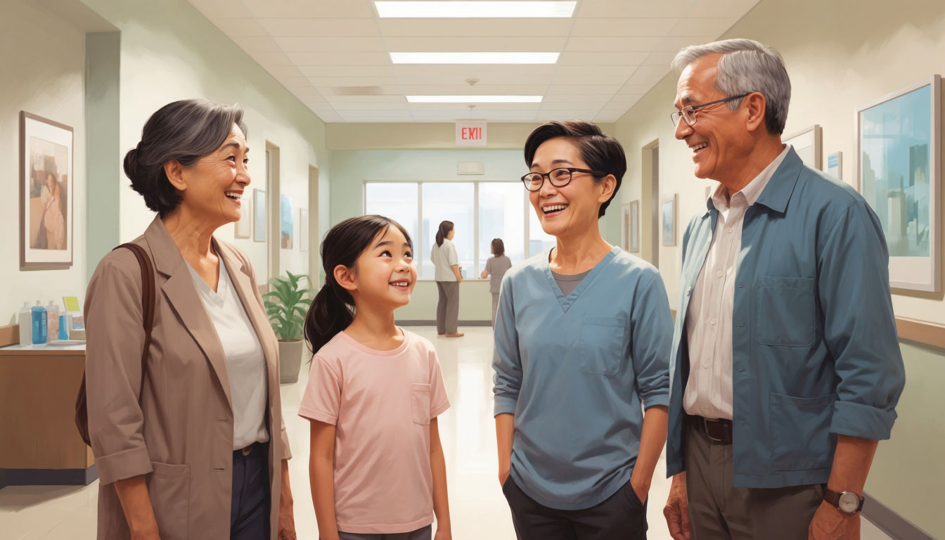 Разновозрастные пациенты.