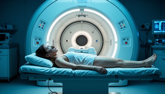 Проведение МРТ ног.